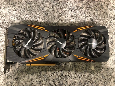 Gigabyte GTX 1080 Windforce OC Graphics Card 8GB GPU only gamer owned great cond - Image 1 of 4