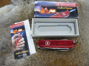 RARE VICTOINOX CAMPFLAME 1.3615.FT SWISSFLAME POCKECT KNIFE NIB SWISS ARMY - Picture 1 of 14