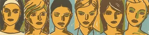 GOTTING SERIGRAPHIE FEMMES VISAGES DETACHABLE #20 - 250 ex. Lib. SANS TITRE 1998 - Picture 1 of 2