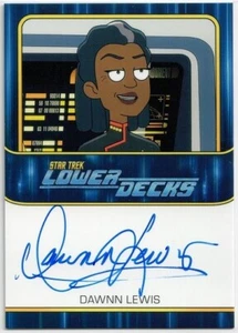 Star Trek: Lower Decks - Dawnn Lewis como la Capitana Carol Freeman - Border Auto Cd C - Imagen 1 de 2