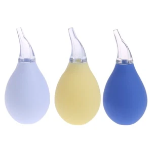 Baby Newborns Nasal Vacuum Soft Suction Tip Mucus Aspirator Runny Nose Cleaner - Picture 1 of 16