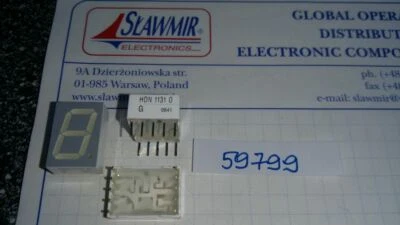 Siemens HDN1131O 13mm red CA 7segment display Lot-8pcs - Image 1 of 3