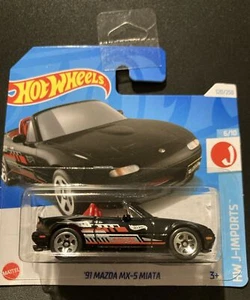 Hot Wheels 91 Mazda Mx-5 Miata Hw J-imports 6/10 2024 120/250 HTC47 Jdm - Foto 1 di 6