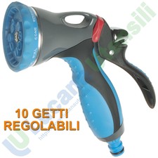 Pistola Multigetto per Irrigazione Giardino FERVI Innaffiare Giardinaggio 0410