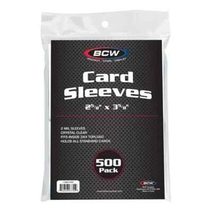 BCW Standard Penny Sleeve pack of 500 for trading cards - Soft Sleeves - Picture 1 of 1