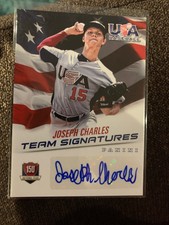 2015 Panini USA Team Signatures Joseph Charles 8/299 Autograph Auto
