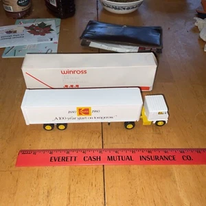 vintage Winross 1/64 tractor-trailer truck Cabover COE Kodak 1888-1980 100 years - Picture 1 of 9