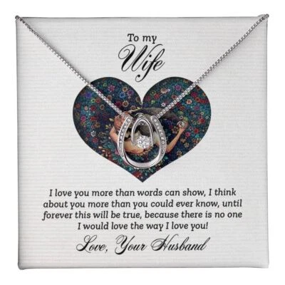 Collana alla moda regalo per MOGLIE gioielli con ciondolo in cristallo... - Immagine 1 di 4