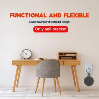 ..Outlet Wall Mount Stand Hanger Holder For Googles UK Sale Voice Assistant W7C3 - Image 1 of 4