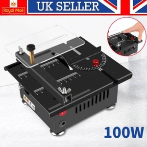6000r/min Mini Table Saw with Blade & Accessories Wood Cutting Tool for DIY UK - Picture 1 of 8
