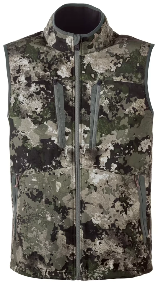 Large Camo Vest Instinct Vest Scent Control Windproof Mid Layer Water Resistant - Image 1 of 4