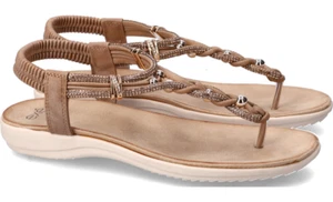 EXE BZX46067 JA3 SANDALI INFRADITO SCARPE DONNA FIBBIA CINTURINO ALLA CAVIGLIA - Imagen 1 de 2