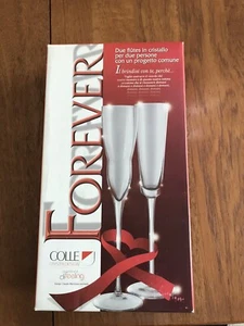 crystal champagne Bridal flutes - Picture 1 of 3