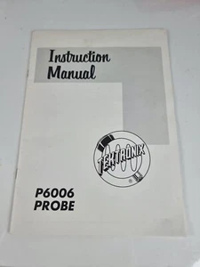 Tektronix Probe P6006 nur Bedienungsanleitung 1963 guter Zustand - Bild 1 von 7