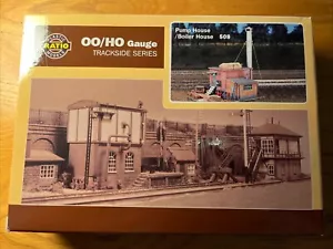 Ratio #508 OO/HO Gauge Trackside Pump House/Boiler House Plastic Kit Model - NIP - Foto 1 di 2