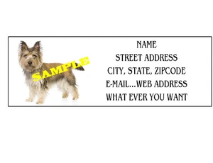 TERRIER ADDRESS LABELS COOL!!! #1 - Picture 1 of 1