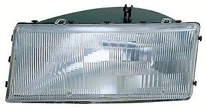 Right (Passenger) Headlight Lens/Housing for 1989 - 1994 Plymouth Acclaim, Front