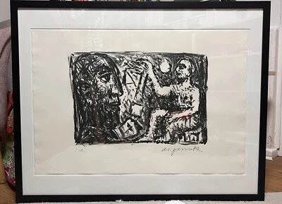 A.R. Penck, Platos Welt in der Akademie (ARP0319) inkl. Galerierahmung - Bild 1 von 2