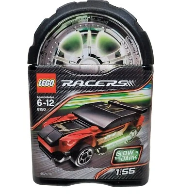 LEGO 8150 Racers ZX Turbo Glow in the Dark Red Race Car ZX Turbo Building Blocks - Image 1 of 4