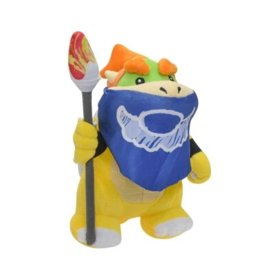 Super Mario Plush Doll Brush Bowser Jr. JR Koopa Cuddly Stuffed Soft Toy Gift - Image 1 of 4