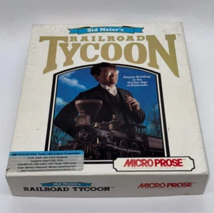 Sid Meier's RAILROD TYCOON - PC, 1990 - BIG BOX - MICRO PROSE - AUSSIE STOCK - Picture 1 of 5