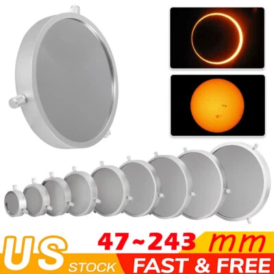 Solar Filter Film for Objective Lens 47-243mm Telescope/spotting scope/Camera - Image 1 of 4