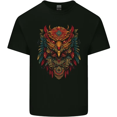 Tribal Spirit Owl Kids T-Shirt Childrens - Image 1 of 2