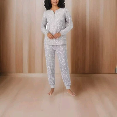 Juego de 2 pijamas de ropa de dormir Nautica - polar elástico sedoso para mujer talla XXL Foto 1 de 4