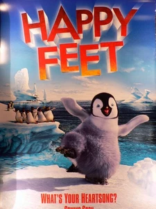 Happy Feet - Teaser - Int. Filmposter 70x100cm gerollt - Picture 1 of 1