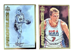 Larry Bird Icon Sports 1992 Barcelona Commemorative Dream Team gold bordered - Picture 1 of 3