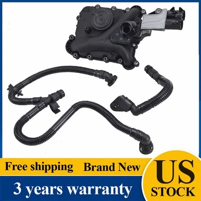 06E103547AB Oil Separator PCV Valve Vent Trim For Audi Q7 A8 Q5 S4 A6 A7 3.0T Foto 1 de 4
