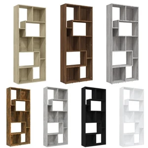 Book Cabinet Bookshelf Bookcase Storage Rack Book Stand Engineered Wood vidaXL - Picture 1 of 50