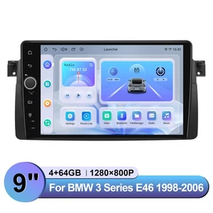 9" HD Touchscreen for BMW E46 3 Series Android Multimedia System with DSP Sound - Picture 1 of 16