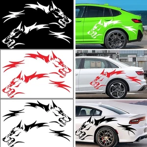 51x 19.7" Wolf Graphics Car Body Stickers Decals Set Self-Adhesive Strip Decal - Picture 1 of 19