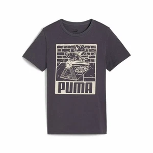 Camiseta de Manga Corta Infantil Puma Morado - Imagen 1 de 8