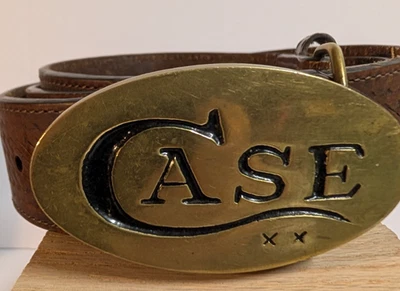 Vintage Case Sporting Goods Belt  Buckle 4021 With Custom  Belt - Image 1 of 4