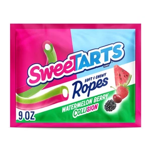 Sweetarts Corde, Caramelle, Collisione di Bacche di Anguria, Morbide e Gommose, 9 Oz - Foto 1 di 9