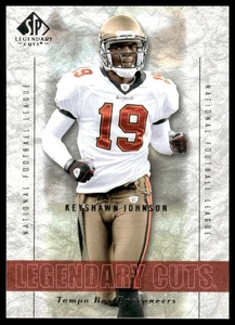 2002 SP Legendary Cuts #70 Keyshawn Johnson Tampa Bay Buccaneers NM+ - Picture 1 of 2