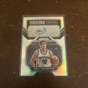 WALLY SZCZERBIAK TIMBERWOLVES HAND SIGNED CERTIFIED AUTHENTIC COLLECTIBLE CARD - Picture 1 of 2