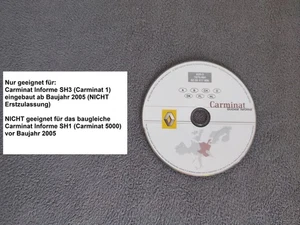 CD Navigation RENAULT CARMINAT GUIDAGE INFORME SH3 DEUTSCHLAND ALPEN 2005/2006 - Bild 1 von 4