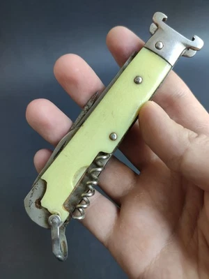 Vintage hunting folding multitul knife USSR Moscow Rare - Image 1 of 4