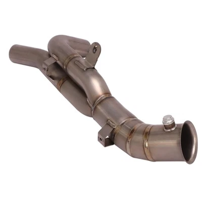 Titanium Alloy Exhaust Connector for Yamaha YZF R1 2009-2014 Muffler Mid Pipe Foto 1 de 4