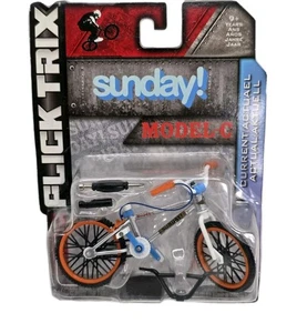 Flick Trix Sunday Model-C BMX Finger Bike Orange/Blau Neu Sealed Package Rare - Bild 1 von 7