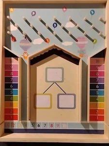 Ergänzung innerhalb von 10 Zählen & Zerlegen Mathe Spielbrett nur - Bild 1 von 4