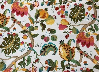8 yards P Kaufman Harmony Bright Multi Floral Pattern Fabric - 54" W - Image 1 of 4