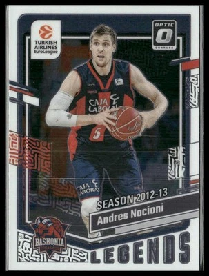 2023-24 Donruss Turkish Airlines EuroLeague #179 Andres Nocioni Optic - Image 1 of 2