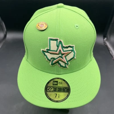 Houston Astros New Era 59Fifty 45th Ann. W/ Pin MLB Fitted Cap Hat Size 7 1/8 - Image 1 of 4