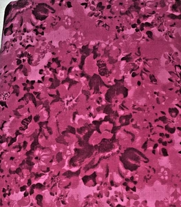 Stoff lila/rot Rosenmuster 3,75 Yards Yards Made in USA (473) - Bild 1 von 2