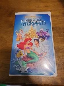 Disney Classic the Little Mermaid Black Diamond Version VHS Tape - Picture 1 of 10
