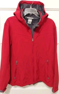 Free Country Womans Size XXL Zip-Up Red Removable Hood Faux Fur Lined Jacket - Picture 1 of 8